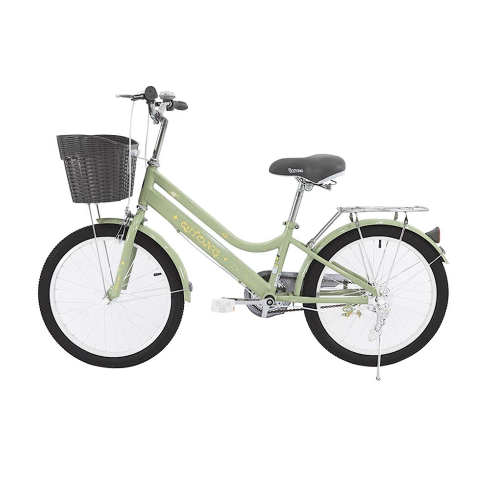 จักรยานแม่บ้าน QITONG TN21A07 20 นิ้ว สีเขียว