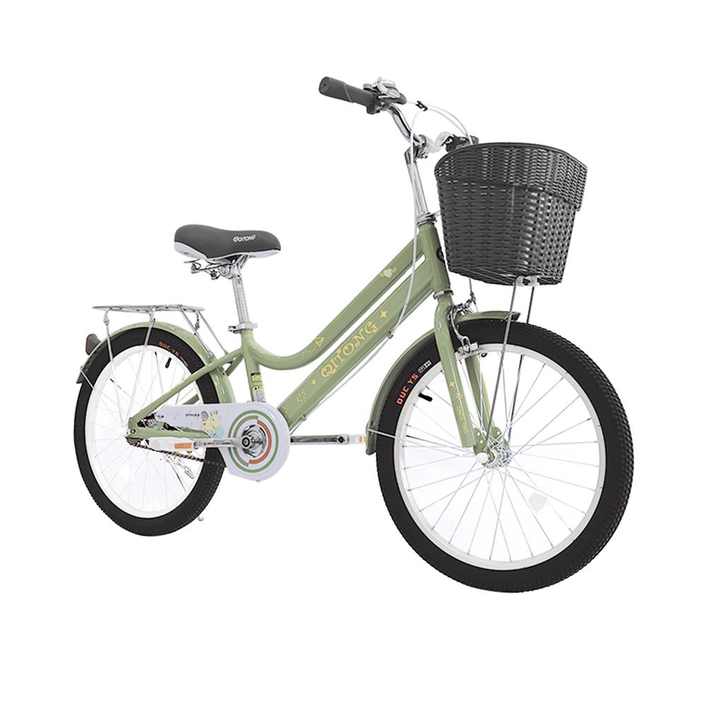 จักรยานแม่บ้าน QITONG TN21A07 20 นิ้ว สีเขียว