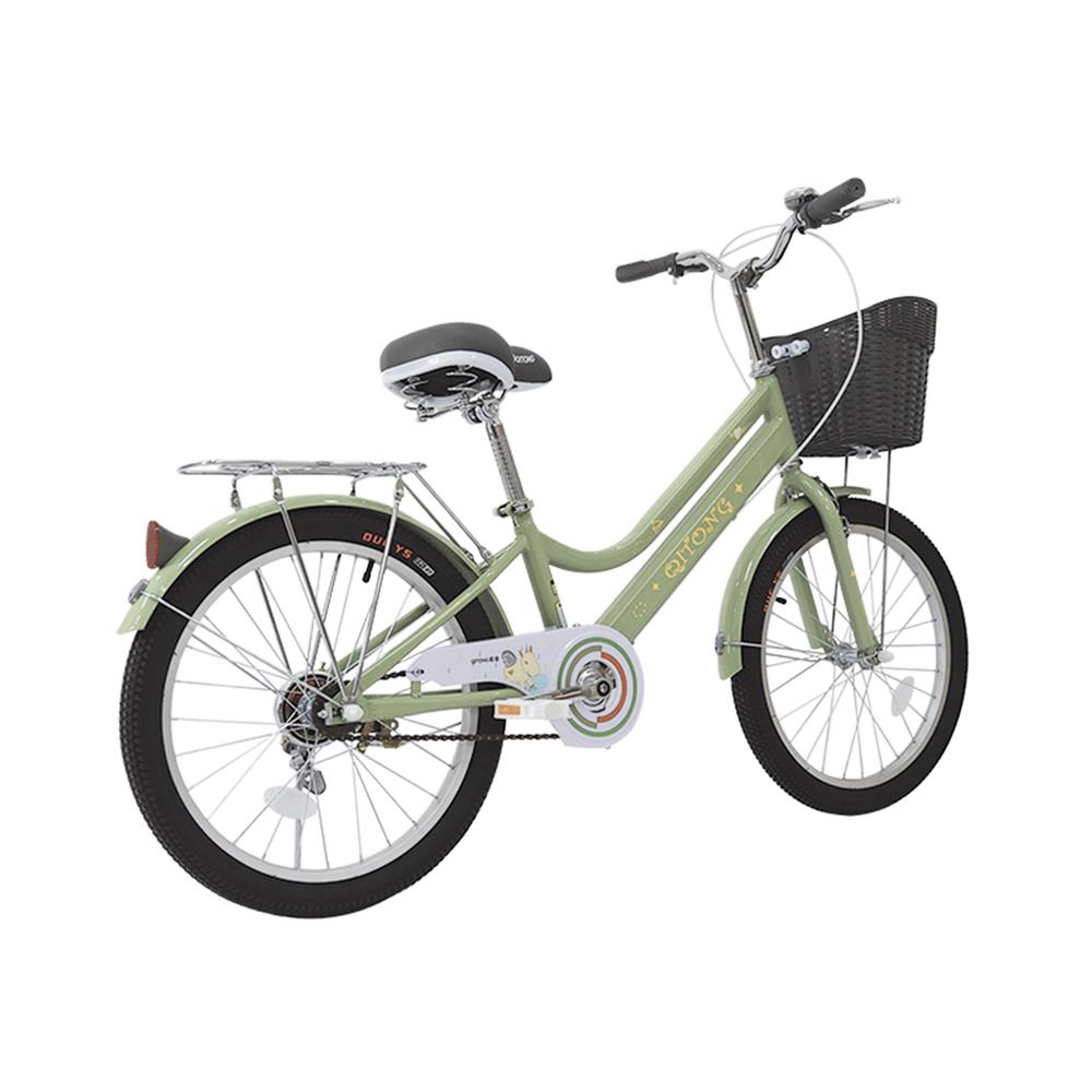 จักรยานแม่บ้าน QITONG TN21A07 20 นิ้ว สีเขียว