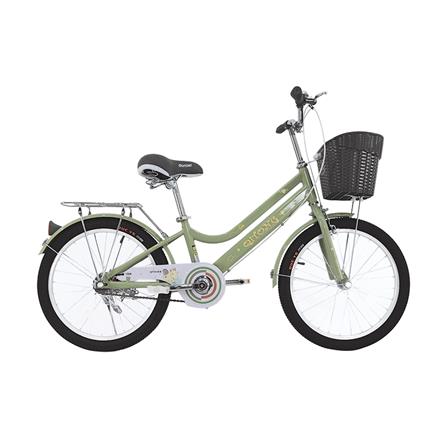 จักรยานแม่บ้าน QITONG TN21A07 20 นิ้ว สีเขียว_0