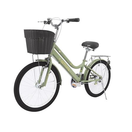 จักรยานแม่บ้าน QITONG TN21A07 20 นิ้ว สีเขียว_2