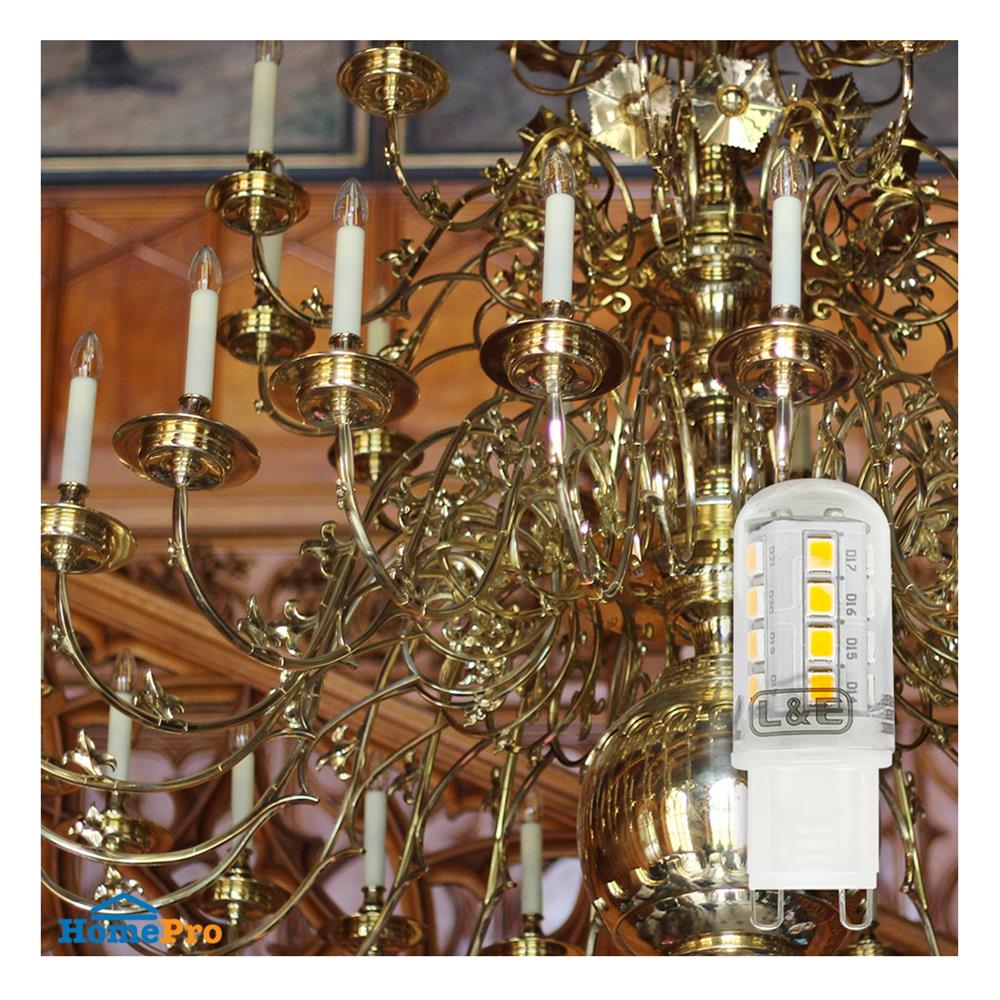 หลอด LED L&E CYLINDER G9 2 วัตต์ WARM WHITE