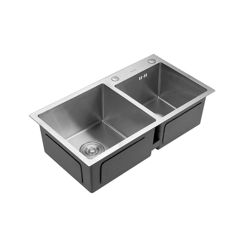 ซิงค์ฝัง 2 หลุม THAI FORWARD FH8245 สีเงิน