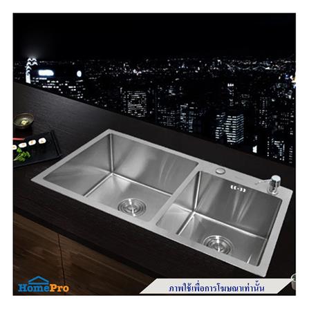 ซิงค์ฝัง 2 หลุม THAI FORWARD FH8245 สีเงิน_3
