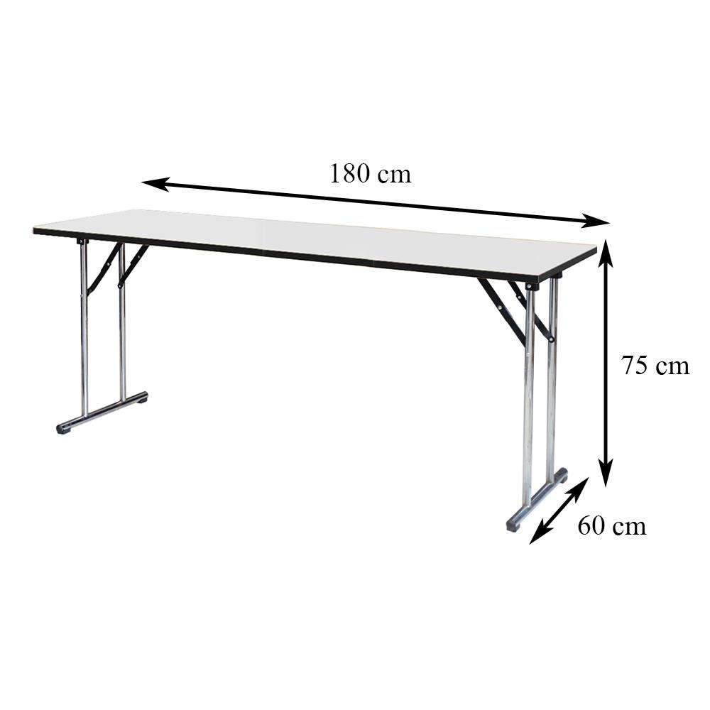 โต๊ะอเนกประสงค์ SURE E1 60X180 ซม. สีขาว