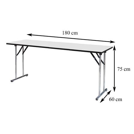 โต๊ะอเนกประสงค์ SURE E1 60X180 ซม. สีขาว_3