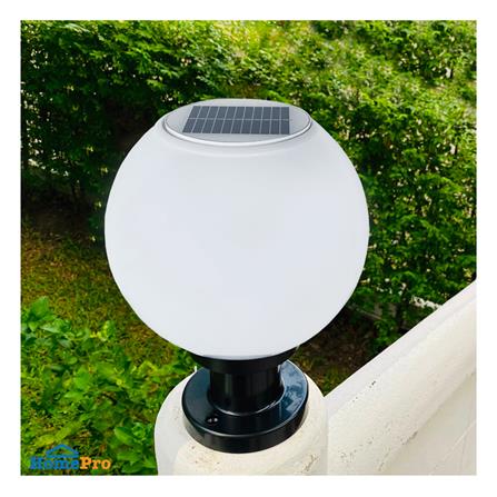 ไฟหัวเสา SOLAR LUMAX 74-00015 12 วัตต์ DAYLIGHT/COOL WHITE/WARM WHITE สีดำ_5