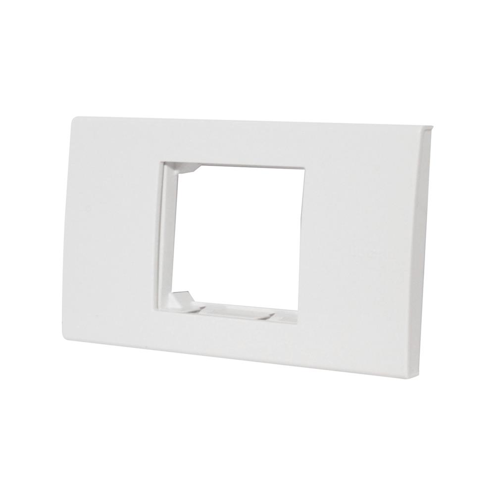 หน้ากาก 2 ช่องกลาง BTICINO SAM5522N สีขาว