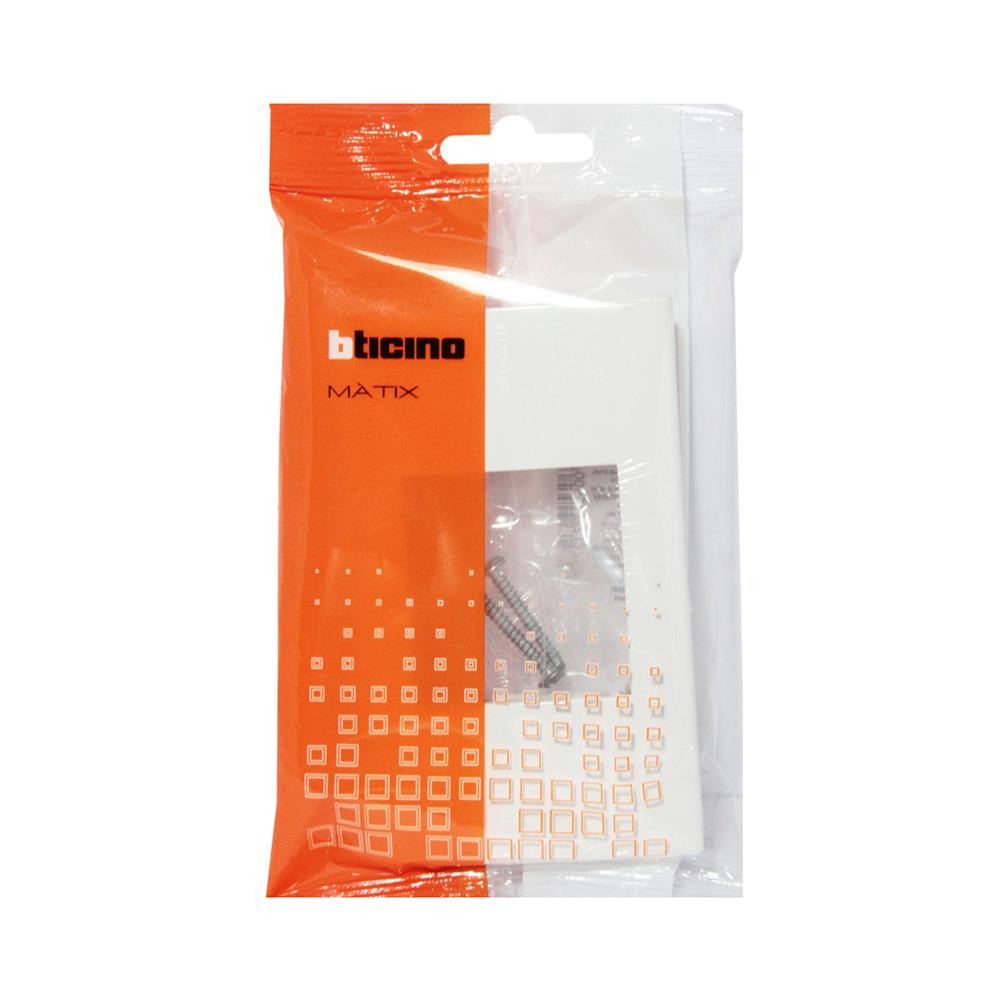 หน้ากาก 2 ช่องกลาง BTICINO SAM5522N สีขาว