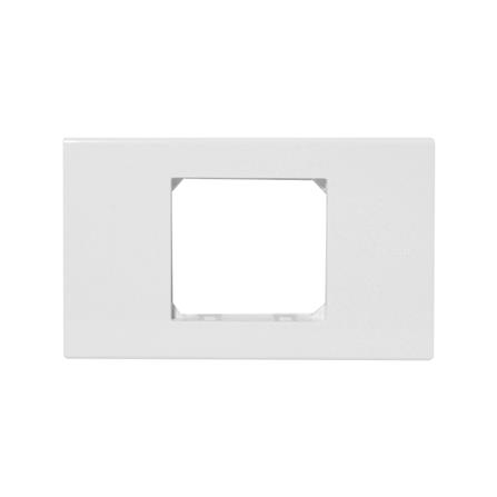 หน้ากาก 2 ช่องกลาง BTICINO SAM5522N สีขาว