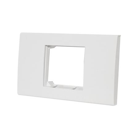 หน้ากาก 2 ช่องกลาง BTICINO SAM5522N สีขาว_1