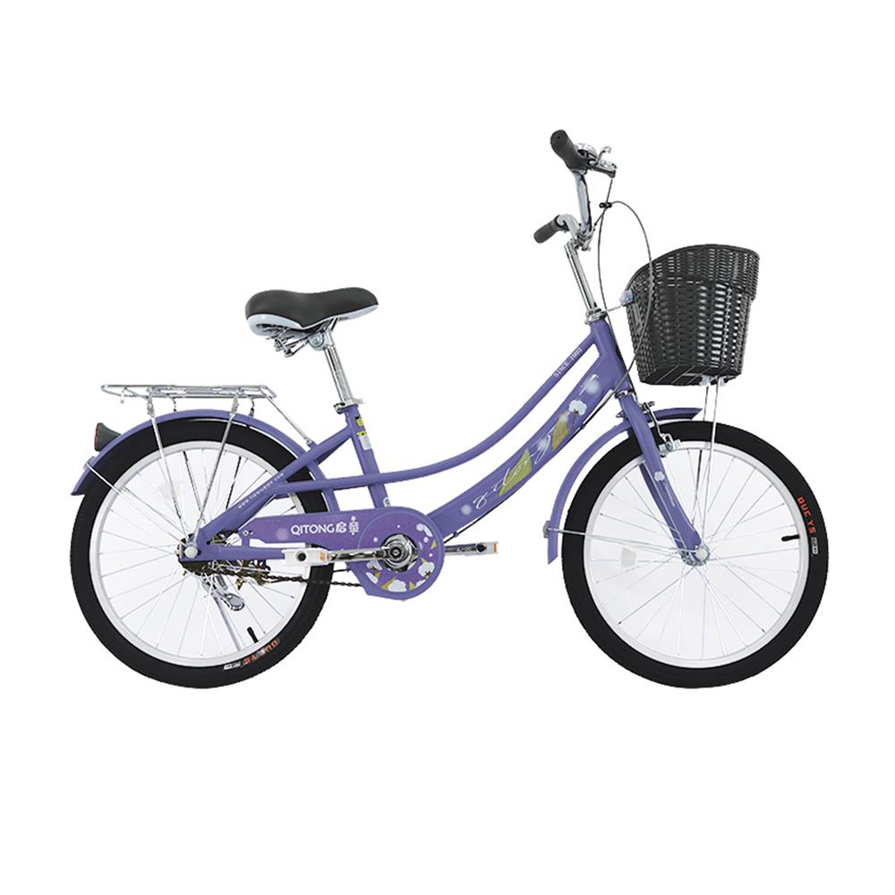 จักรยานแม่บ้าน QITONG TN22A07 20 นิ้ว สีม่วง