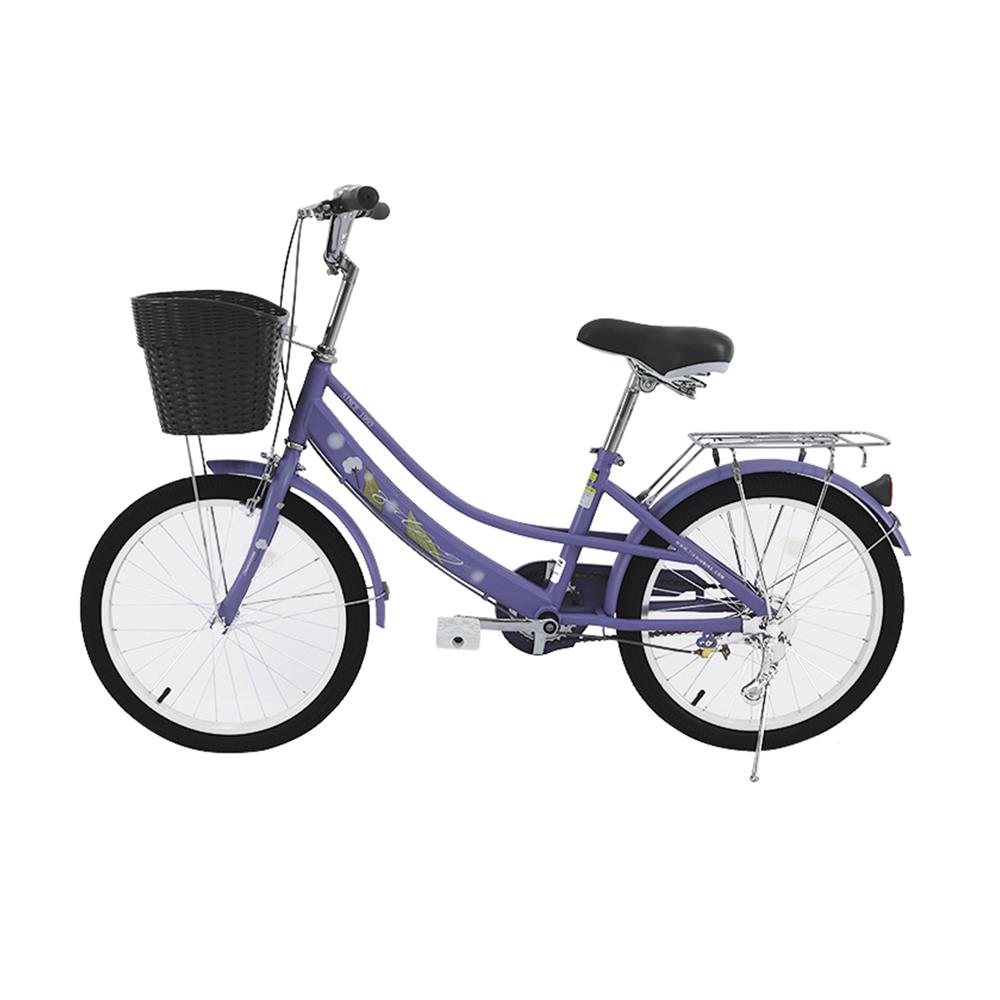 จักรยานแม่บ้าน QITONG TN22A07 20 นิ้ว สีม่วง