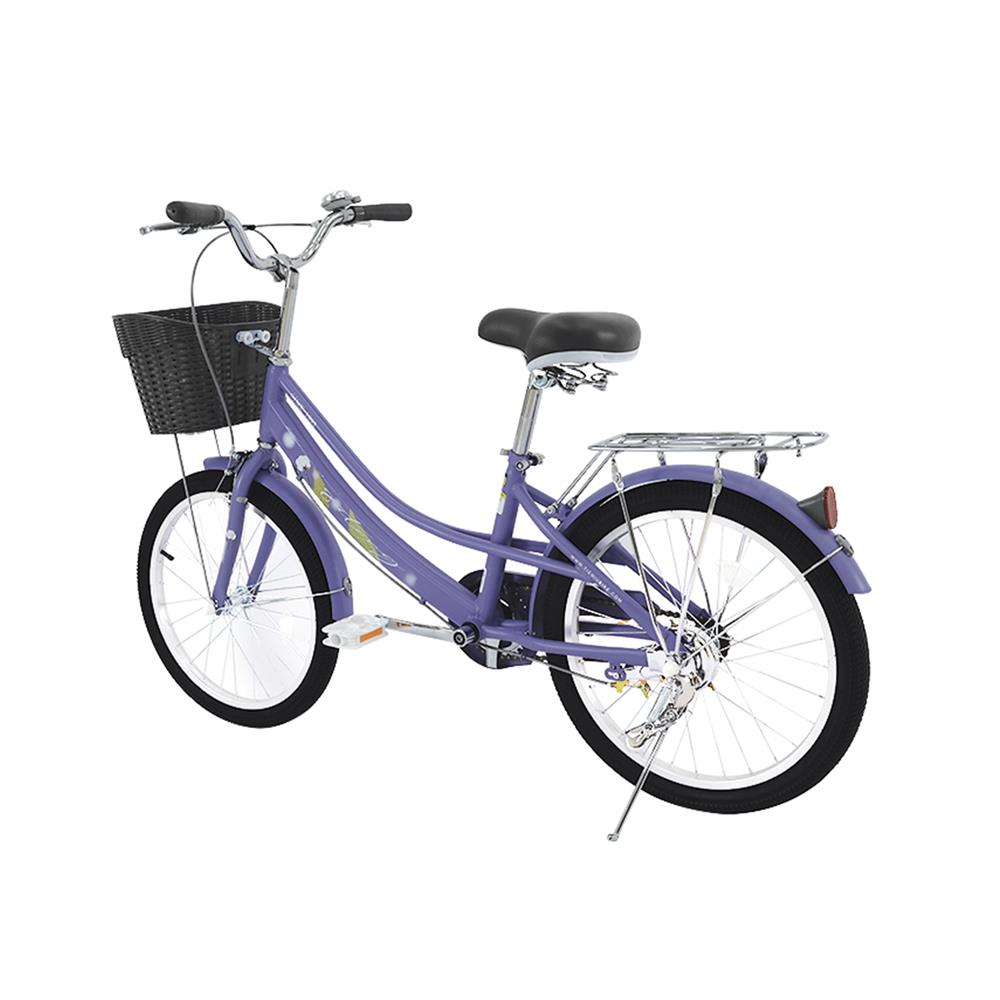 จักรยานแม่บ้าน QITONG TN22A07 20 นิ้ว สีม่วง