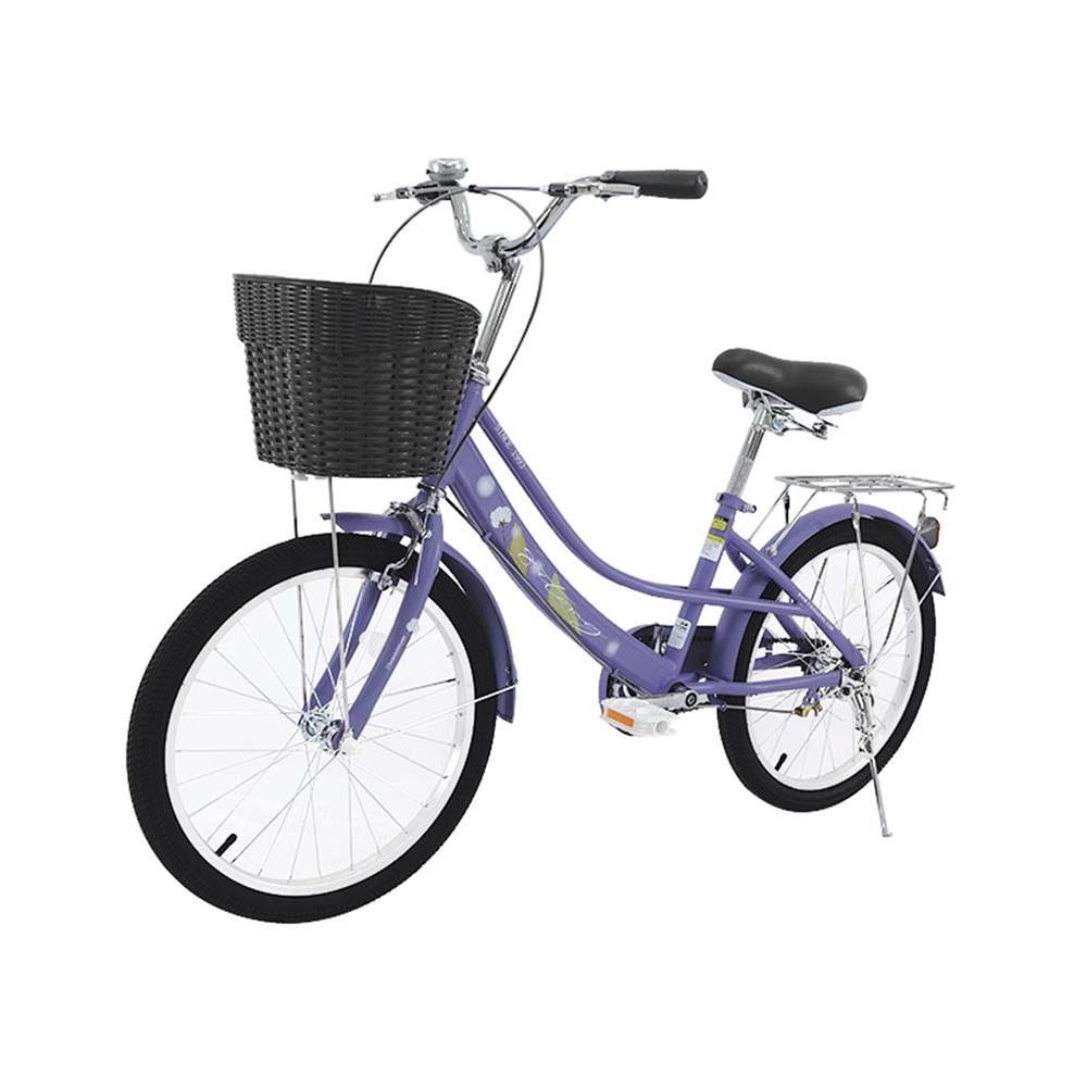 จักรยานแม่บ้าน QITONG TN22A07 20 นิ้ว สีม่วง