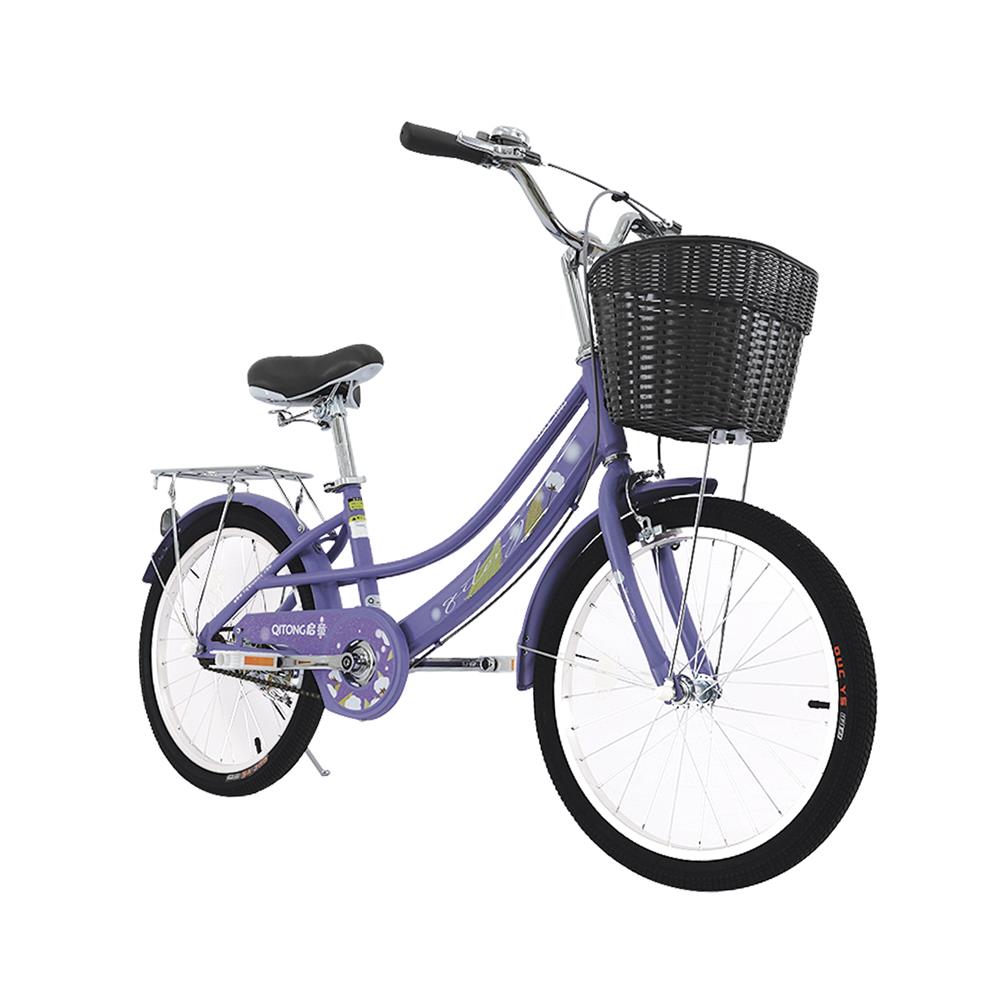 จักรยานแม่บ้าน QITONG TN22A07 20 นิ้ว สีม่วง