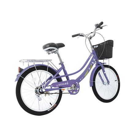 จักรยานแม่บ้าน QITONG TN22A07 20 นิ้ว สีม่วง_3