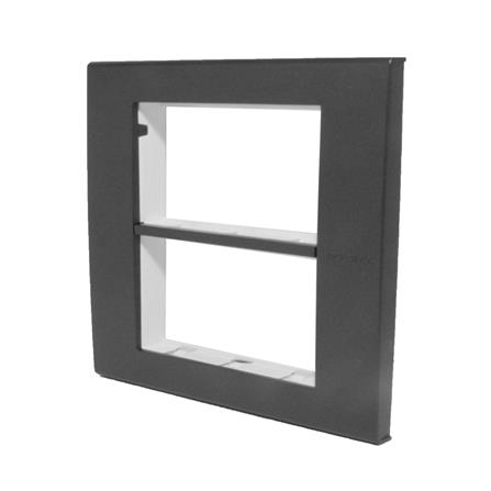 หน้ากาก 6 ช่อง BTICINO SAG5526N สีดำ_1