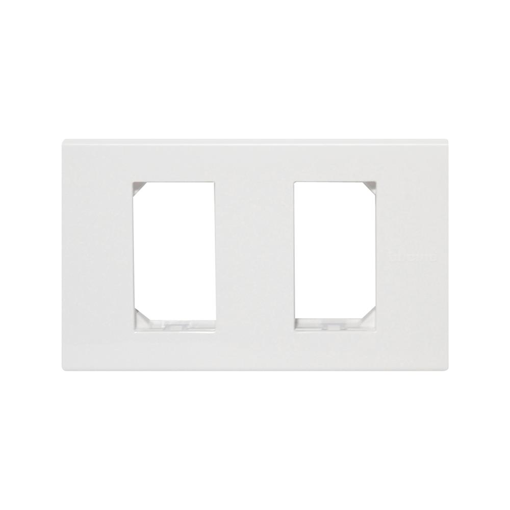 หน้ากาก 2 ช่อง BTICINO SAM5502N สีขาว