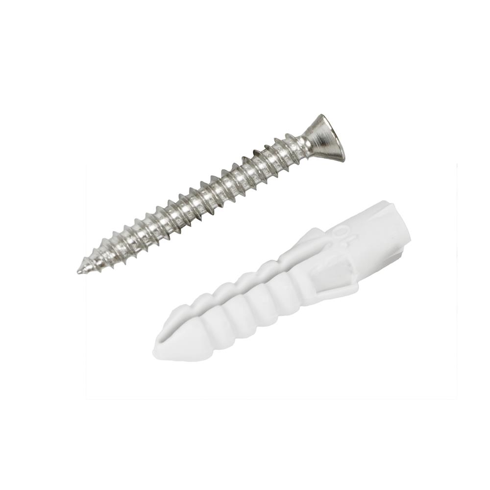 พุกพลาสติกพร้อมสกรู TF DEXZON เบอร์ 10 10X1-1/2 นิ้ว แพ็ก 50 ชิ้น