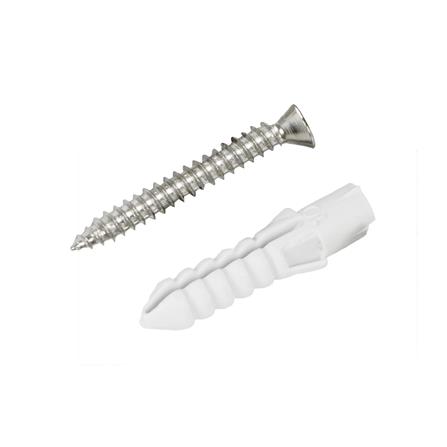 พุกพลาสติกพร้อมสกรู TF DEXZON เบอร์ 10 10X1-1/2 นิ้ว แพ็ก 50 ชิ้น_0