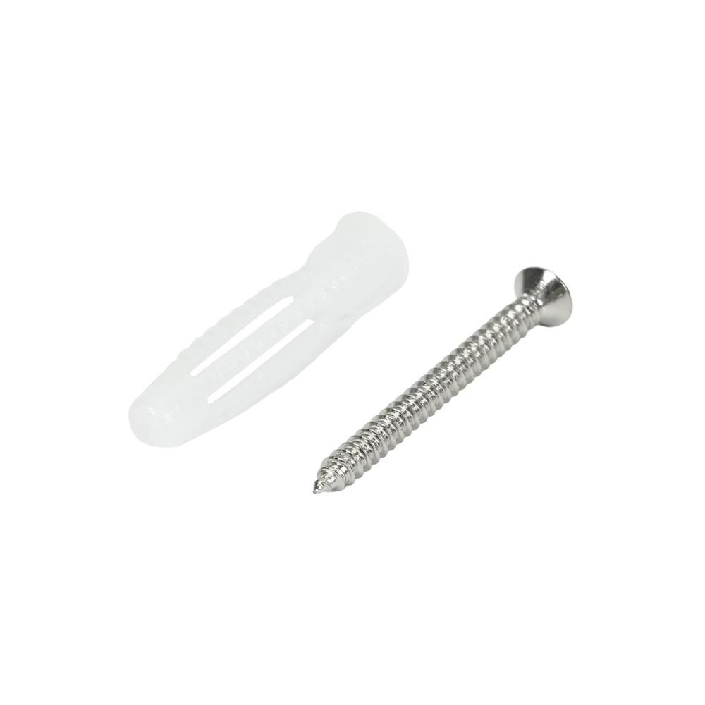 พุกอิฐบล็อกพร้อมสกรู DEXZON 6x1-1/2 นิ้ว (แพ็ก 10 ชิ้น)