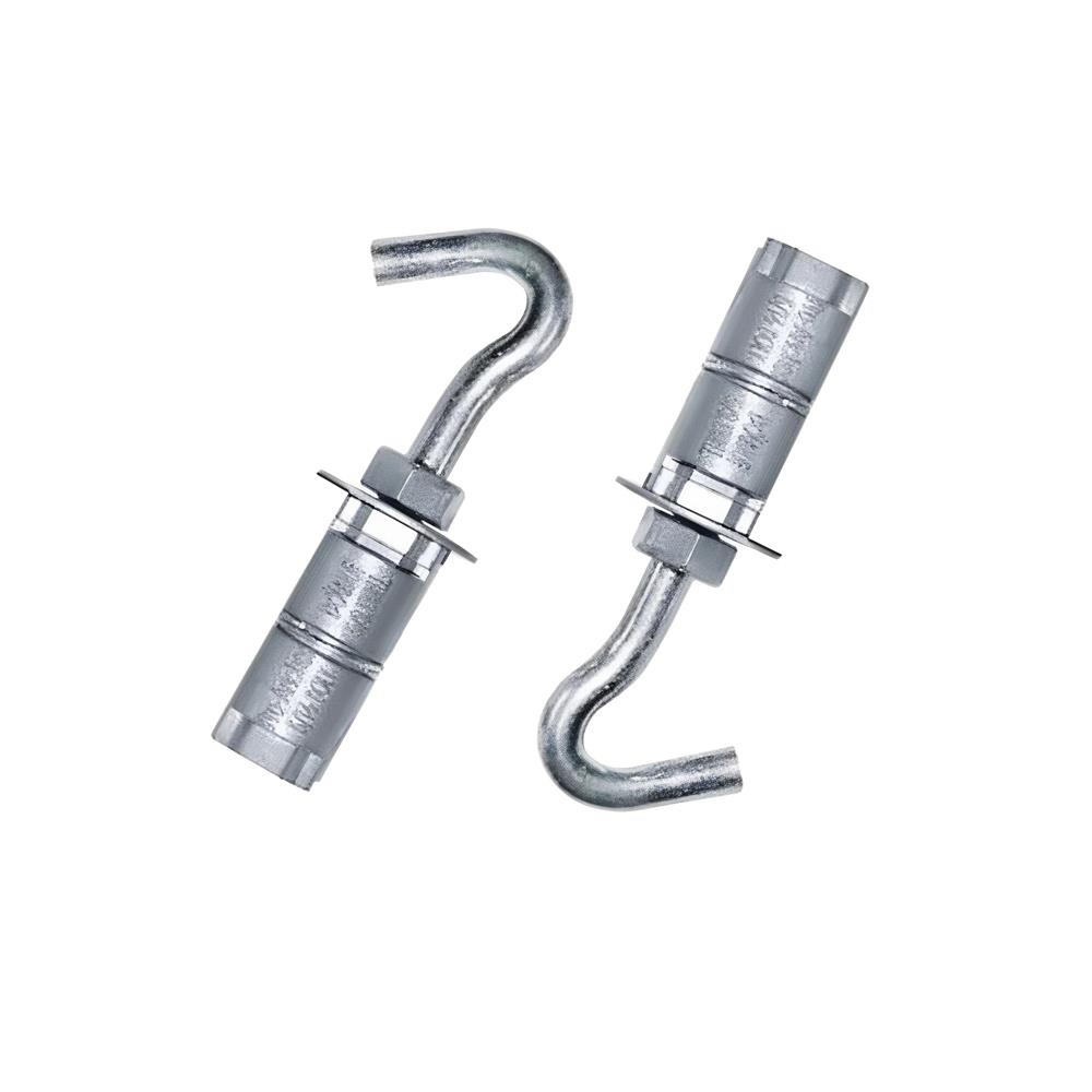 พุกตะกั่วพร้อมตะขอ DEXZON 5/16 นิ้ว แพ็ก 2 ชิ้น