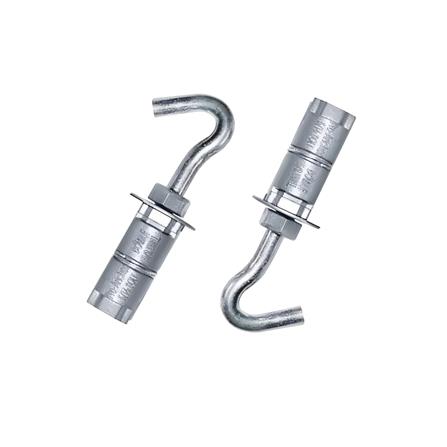 พุกตะกั่วพร้อมตะขอ DEXZON 5/16 นิ้ว แพ็ก 2 ชิ้น_0