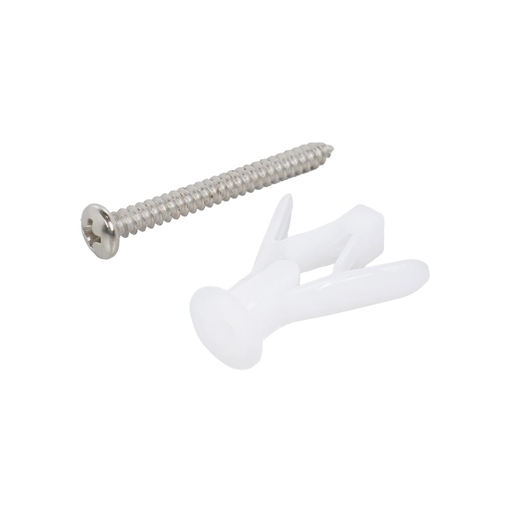 พุกผีเสื้อพร้อมสกรู DEXZON 7x1-1/2 นิ้ว (แพ็ก 20 ชิ้น)