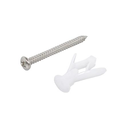 พุกผีเสื้อพร้อมสกรู DEXZON 6x1-1/2 นิ้ว (แพ็ก 20 ชิ้น)_0