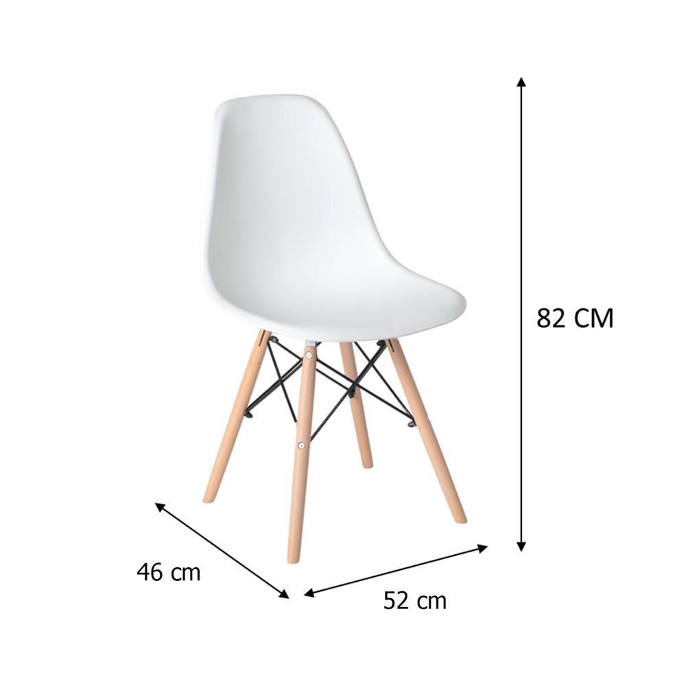 เก้าอี้ห้องอาหาร FURDINI RICO สีขาว