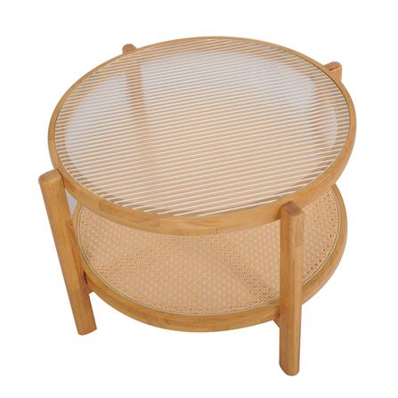 โต๊ะกลางกลม FURDINI MONIZ B-3011 สี NATURAL_1