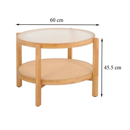 โต๊ะกลางกลม FURDINI MONIZ B-3011 สี NATURAL_4