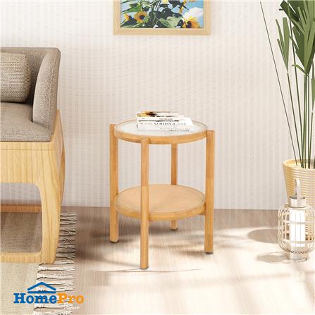 โต๊ะข้าง FURDINI MONIZ B-3011-1 สี NATURAL_3