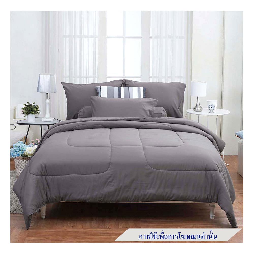 ชุดผ้าปูที่นอน 5 ฟุต 6 ชิ้น FOUNTAIN COLOR 70204-FTGRAY02