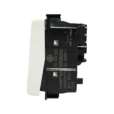 สวิตช์ 1 ทาง BTICINO SAM5001WTN ขนาด 1 ช่อง สีขาว_2