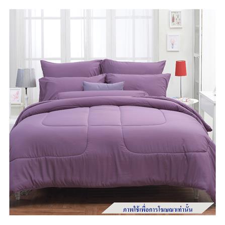 ชุดผ้าปูที่นอน 5 ฟุต 6 ชิ้น FOUNTAIN COLOR 70204-FTPUR02_0