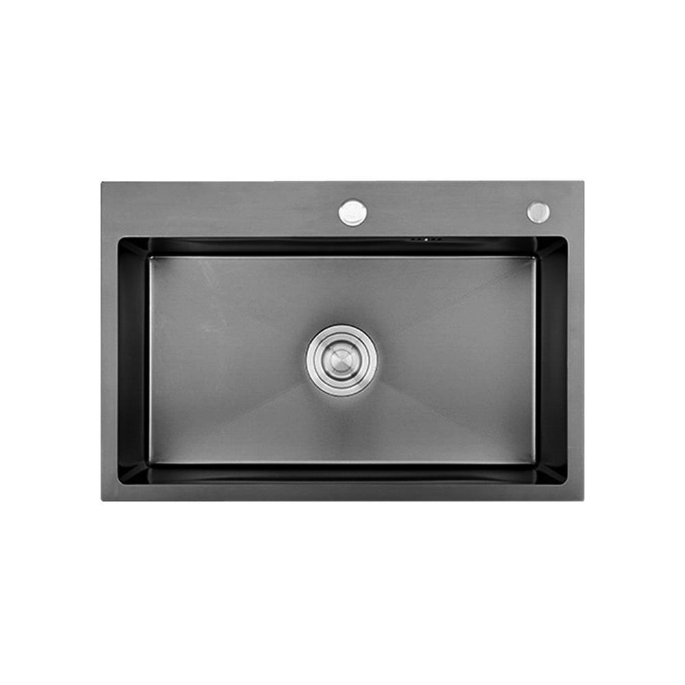 ซิงค์ฝัง 1 หลุม THAI FORWARD FH 6045 สีเทาดำ_1