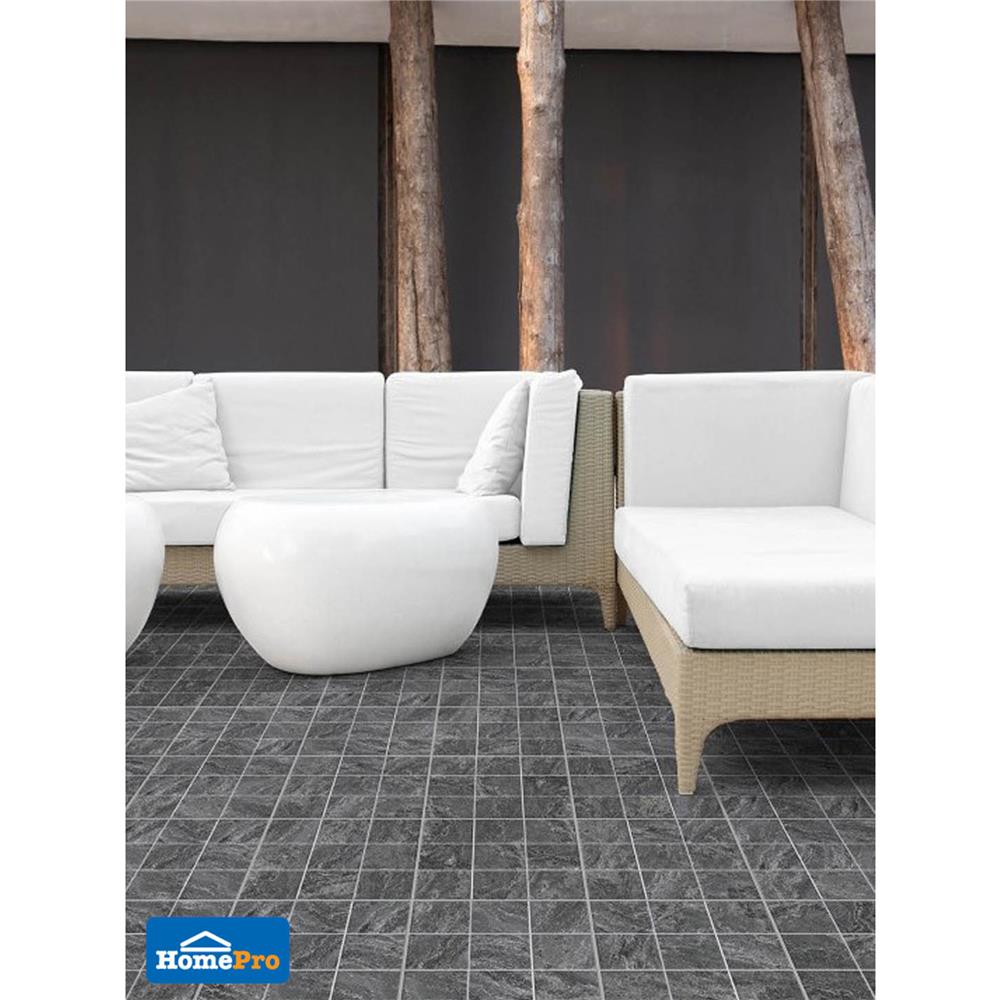 กระเบื้องพื้นพอร์ซเลน 30x30 ซม. COTTO บาเฮีย กริจิโอ เทา PM 1 ตร.ม.