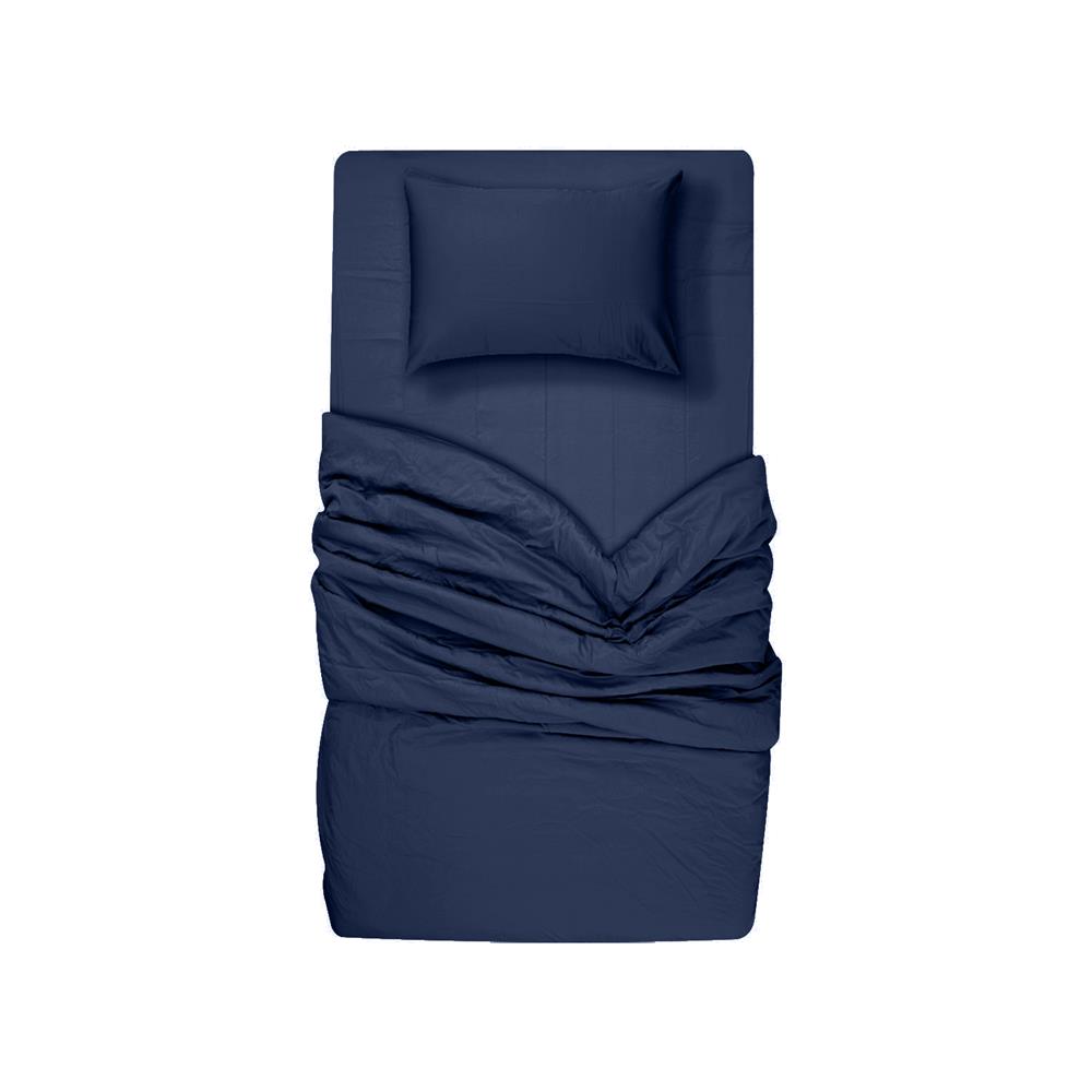 ชุดผ้าปูที่นอน 3.5 ฟุต 3 ชิ้น BENEATH NAVY BLUE