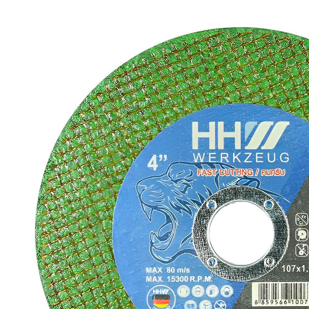 ใบตัดเหล็ก HHW FAST CUT 4 นิ้ว x 1.0 มม.