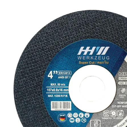 ใบตัดเหล็ก HHW SUPER CUT 4 นิ้ว x 0.8 มม._1