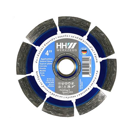 ใบตัดเพชรงานก่อสร้าง HHW 4 นิ้ว/105 มม._0