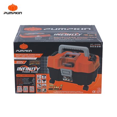 เครื่องเป่า-ดูดฝุ่นไร้สาย (เฉพาะตัวเครื่อง) PUMPKIN 50328 INF-15VCBL_3