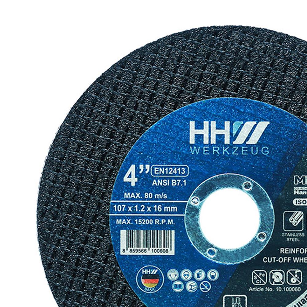 ใบตัดเหล็ก HHW 4 นิ้ว x 1.0 มม.