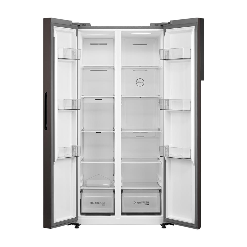 ตู้เย็น SIDE BY SIDE TOSHIBA GR-RS600WI-PMT(37) 16.2 คิว SATIN GREY อินเวอร์เตอร์