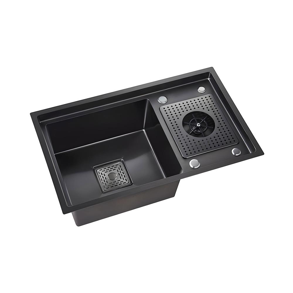 ซิงค์ฝัง 1 หลุม THAI FORWARD FH7243 สเตนเลส สีเทาดำ