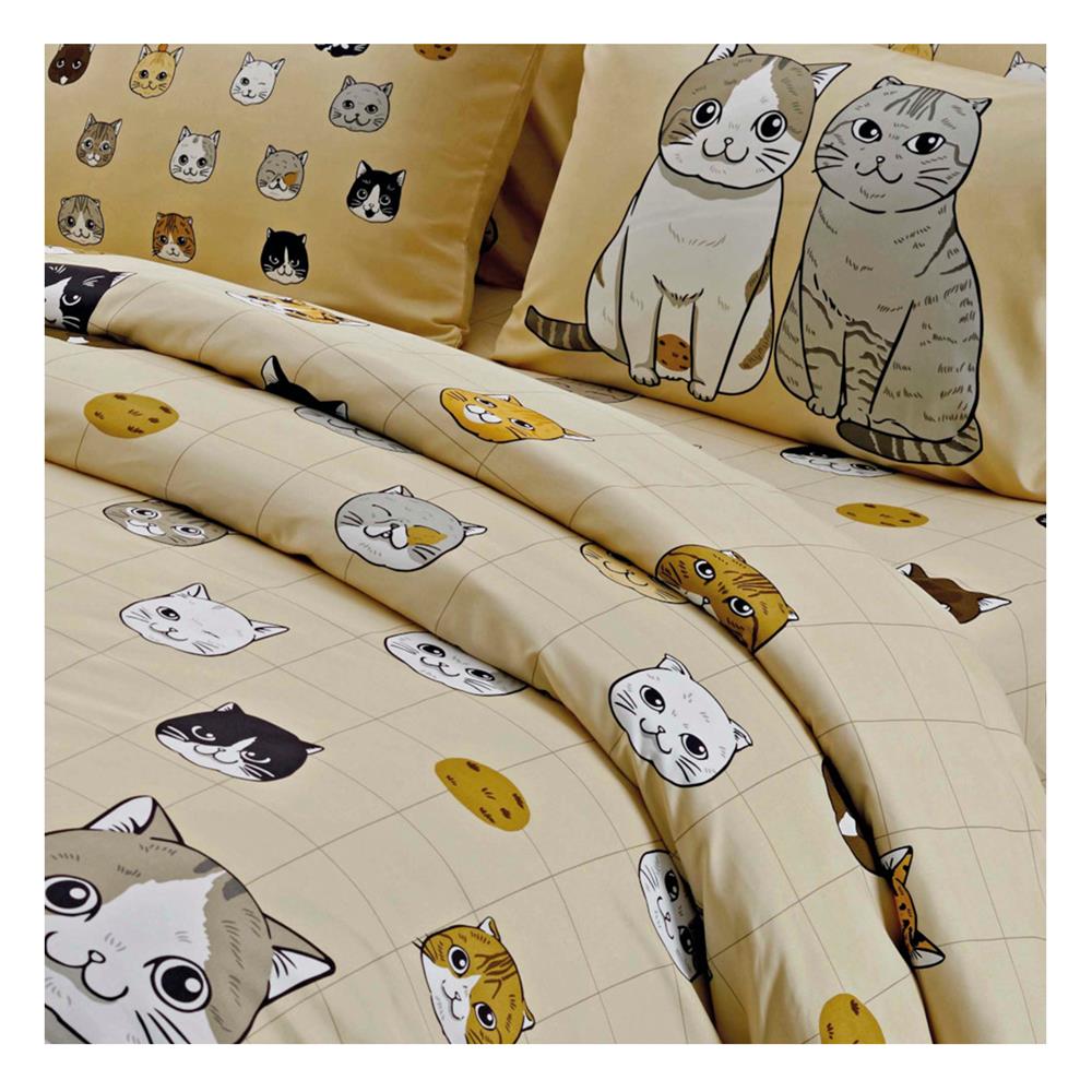 ชุดผ้าปูที่นอน 5 ฟุต 6 ชิ้น TULIP ทูลหัวของบ่าว 60205-DLC096