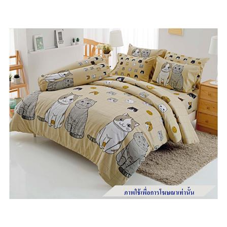 ชุดผ้าปูที่นอน 5 ฟุต 6 ชิ้น TULIP ทูลหัวของบ่าว 60205-DLC096_0