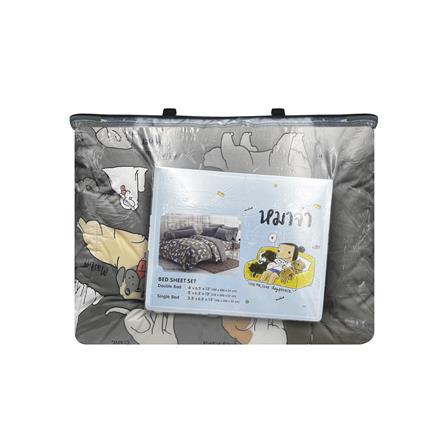 ชุดผ้าปูที่นอน 5 ฟุต 6 ชิ้น TULIP หมาจ๋า 60205-DLC091_3